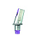 Абатмент SICvantage Standard Abutment red,anterior,15°angle,GH 1.0 mm(incl.Screw  and Cap)